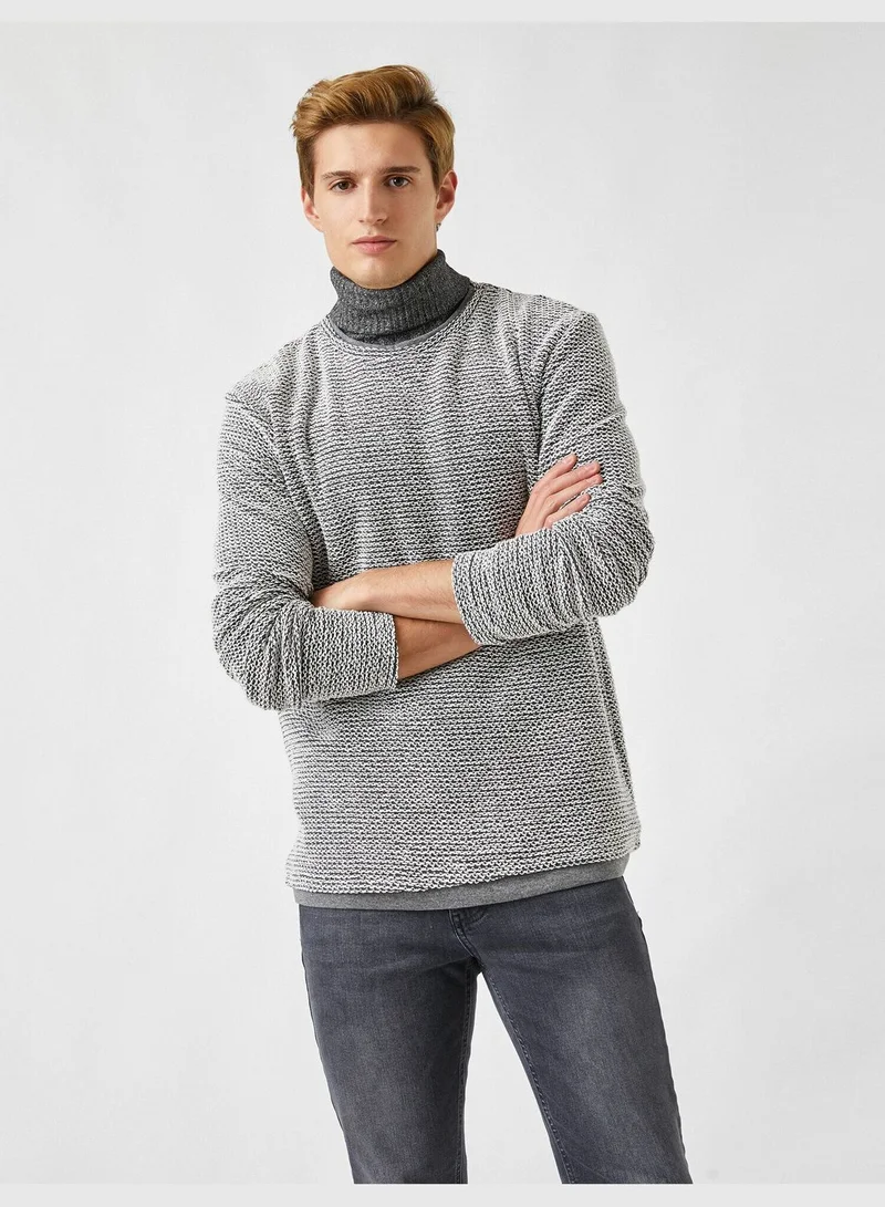 كوتون Slim Fit Crew Neck Sweater