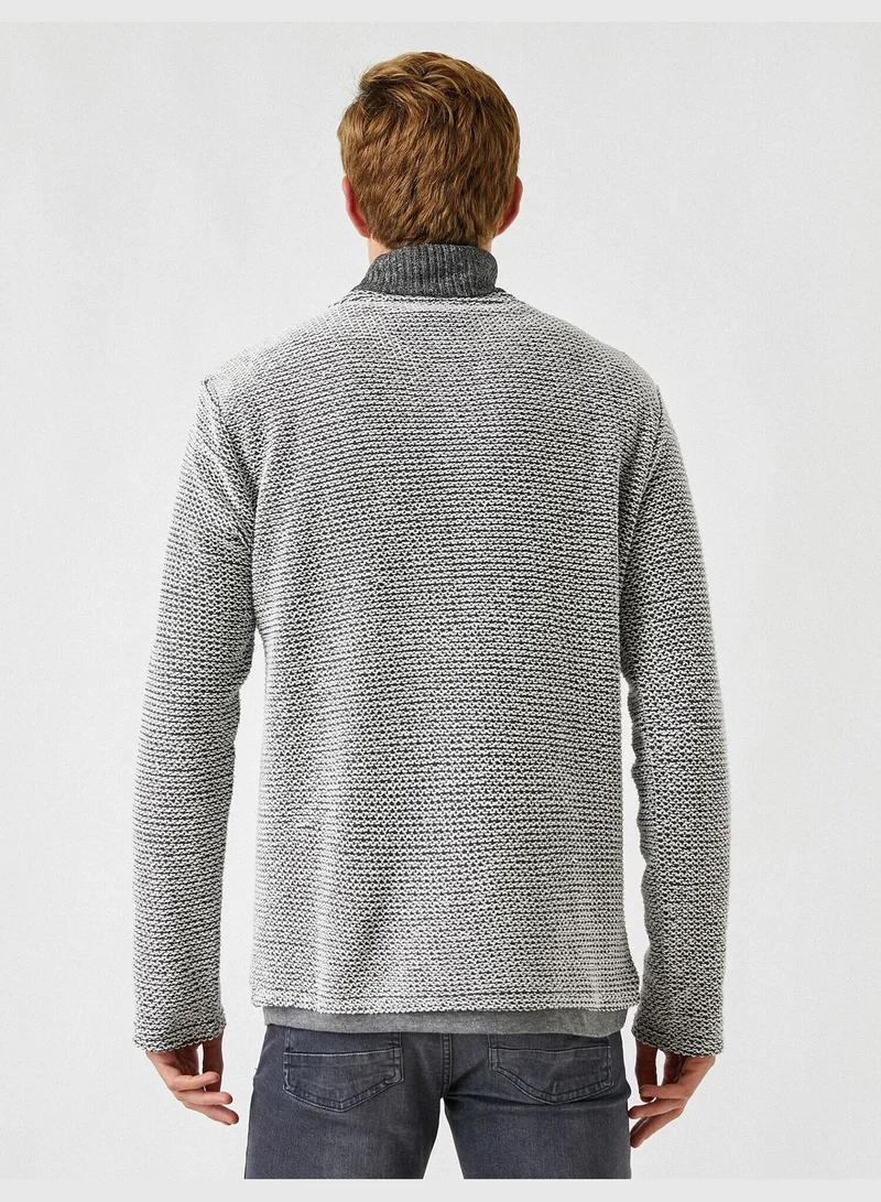 كوتون Slim Fit Crew Neck Sweater