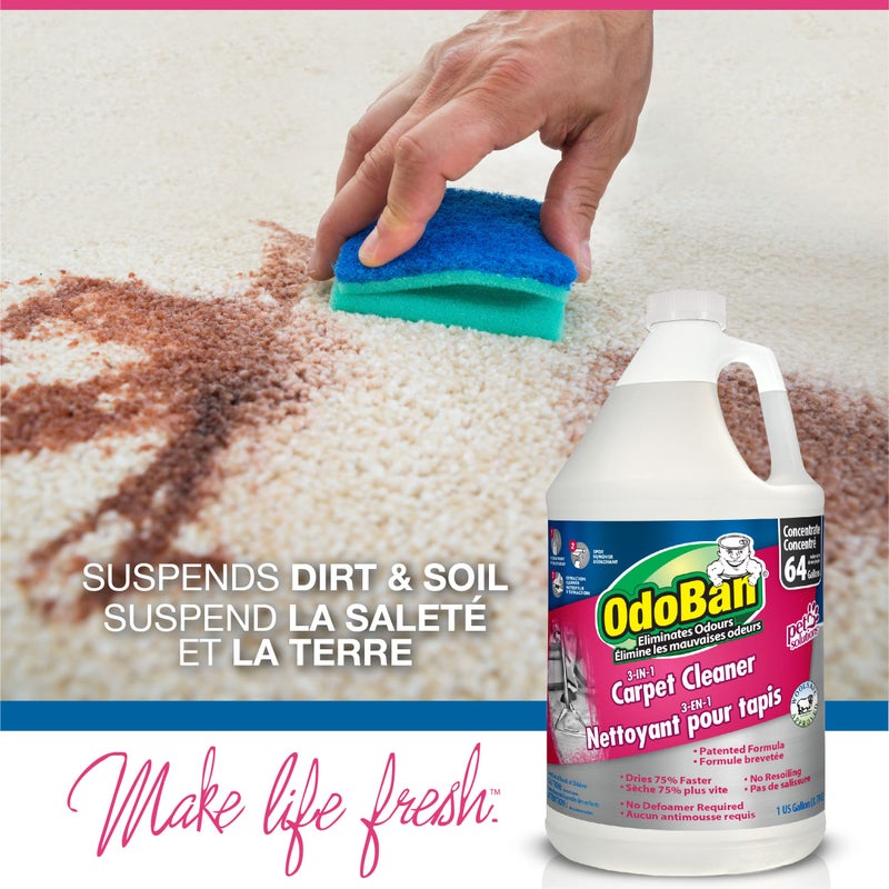 OdoBan 3-n-1 Carpet Cleaner, 128 Fl Oz - Image 3