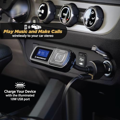 Scosche BTFM BTFREQ Universal Bluetooth Handsfree Car Kit with FM Transmitter for Vehicles - Image 3