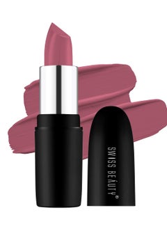 Swiss Beauty Swiss Beauty Pure Matte Lipstick Nude 3.8gm  - Image 1