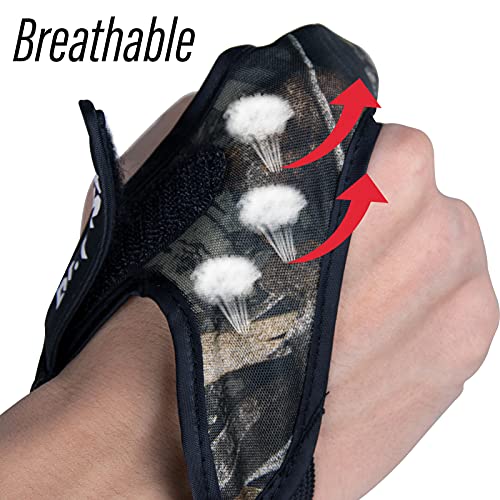 Dr.Fish 2 Pieces Fishing Gloves Casting Finger Stall Protector Anti-Slice Saltwater Trolling Surf Fishing Braid Line Anti-Slip Cooftable Woolen Size L - Image 2