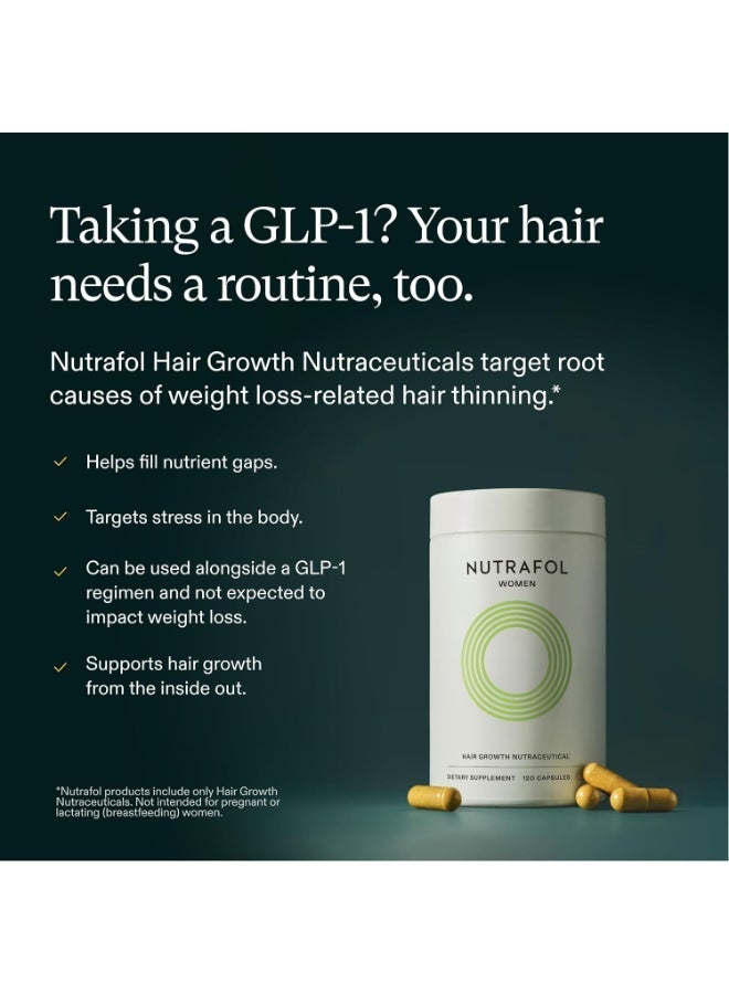 Nutrafol Hair Loss Thinning Supplement Hair Vitamin for Women,120 Capsules - Image 2