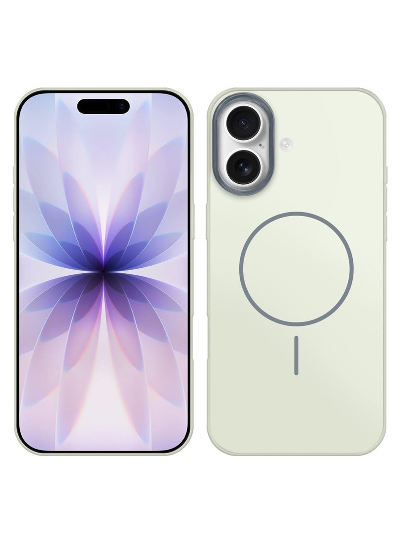 Hard TPU Case Cover for Apple iPhone 17 - Full Edge Coverage - Anti-Fingerprint and Glossy - MagSafe Compatible - Off White - Image 1