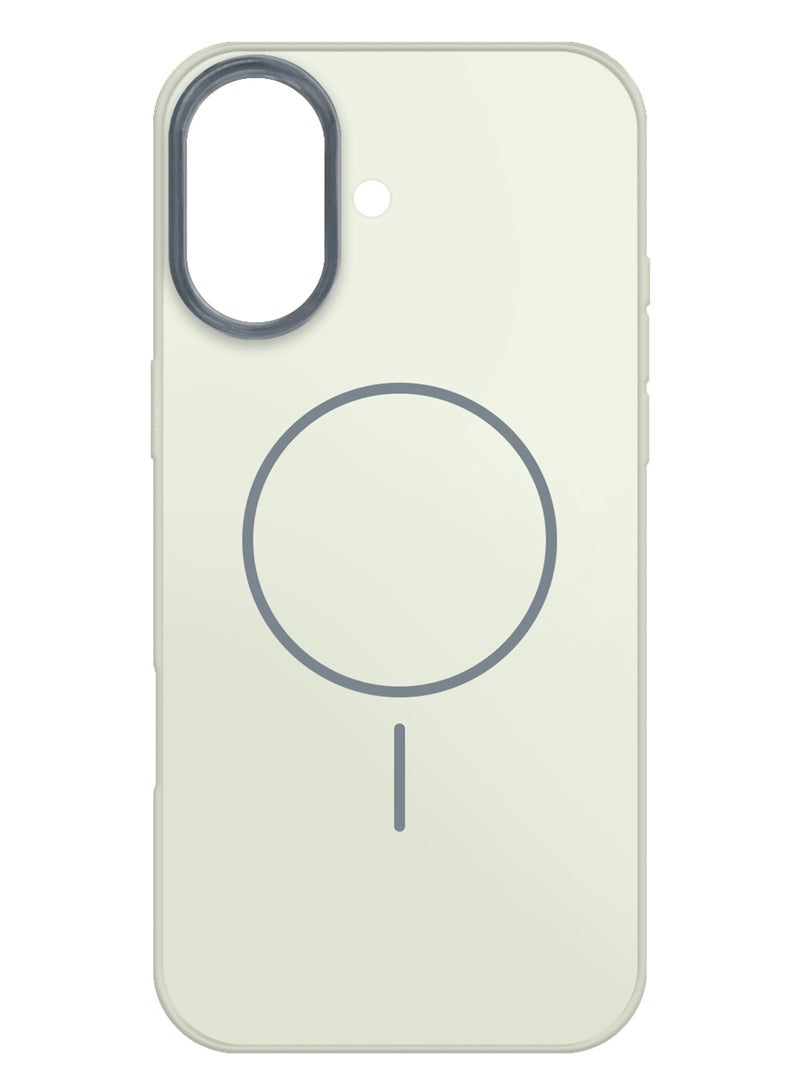 Hard TPU Case Cover for Apple iPhone 17 - Full Edge Coverage - Anti-Fingerprint and Glossy - MagSafe Compatible - Off White - Image 2