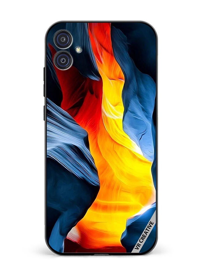 VR CREATIVE Protective Case Cover For Samsung Galaxy M04/F04 Abstract Design Multicolour - Image 1