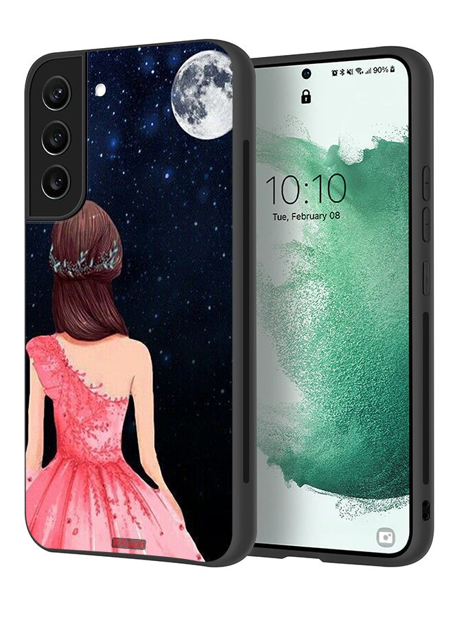 Tolwak Samsung Galaxy S22 Plus 5G Protective Case Cover Girl And Moon Art - Image 1