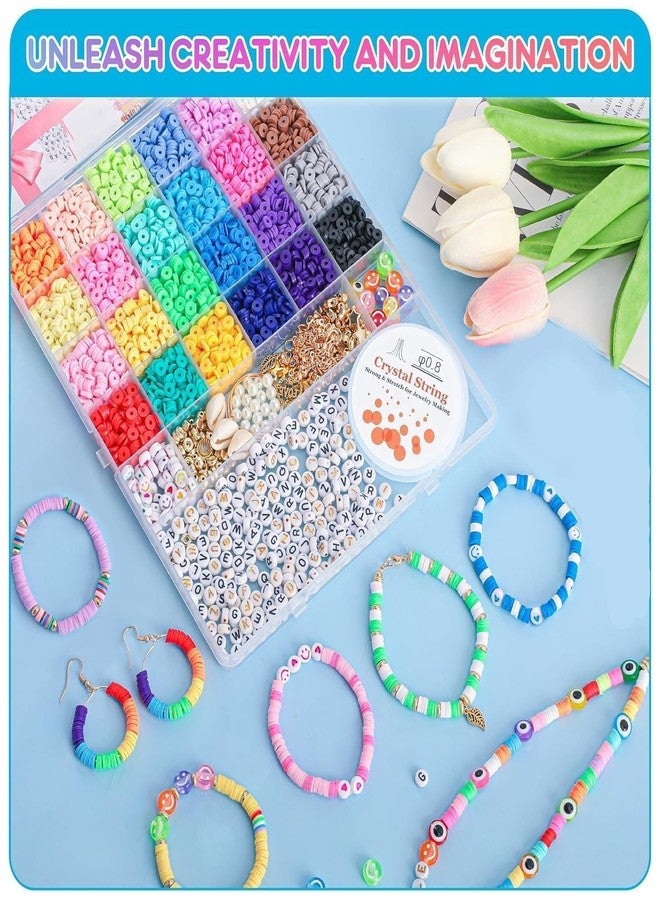 KHAMKARI Big Bracelet Making Kit for Girls DIY Jewelry Beads Set with Charms Strings Tools Friendship Bracelet Craft Kit Gift Toy for Kids Teens Age 6 to 13 Valentine Birthday Return Gift (19 X 13.5 cm) (Multicolor) Pack of 1 - Image 5