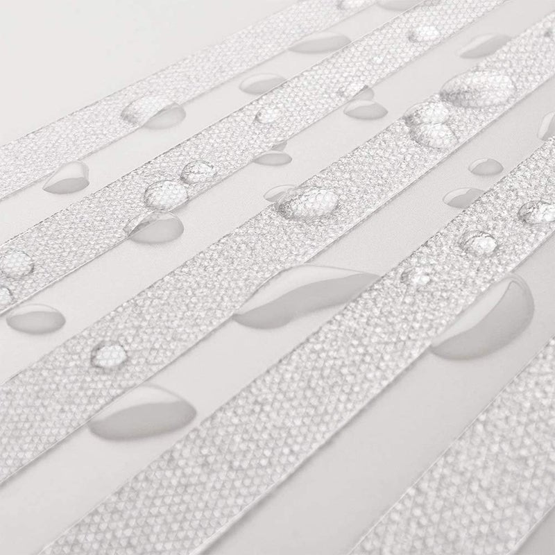 HomeDejavu NO 24 PCS Non-Slip Strip Stickers, Bathtub Shower Safety Strips, Self Adhesive Sticking Pads Anti Slip Grip Stickers Bathtub Flooring Safety Tape Bath Mat, Transparent 2 * 38cm - Image 2