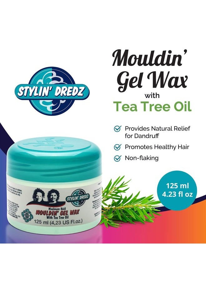 Stylin Dredz شمع جل مولدين - جل لوك ون تويست - شمع جل دريدلوك مع زيت شجرة الشاي - 125 مل فردي - Image 3
