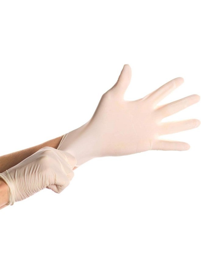Safeguard unisex adult Latex Gloves, Box, Medium ,100 Count (Pack of 1) - Image 4