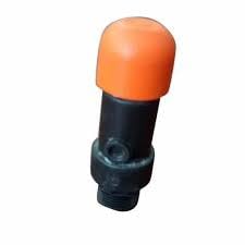 3 piece Air Release Valve 34 inch Black and Orange Plastic Construction - Image 4