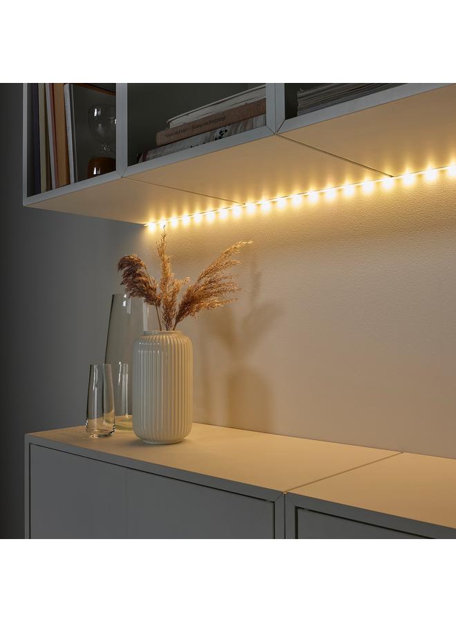 زبون شريط اضاءة LED، ابيض، 1 متر - Image 4