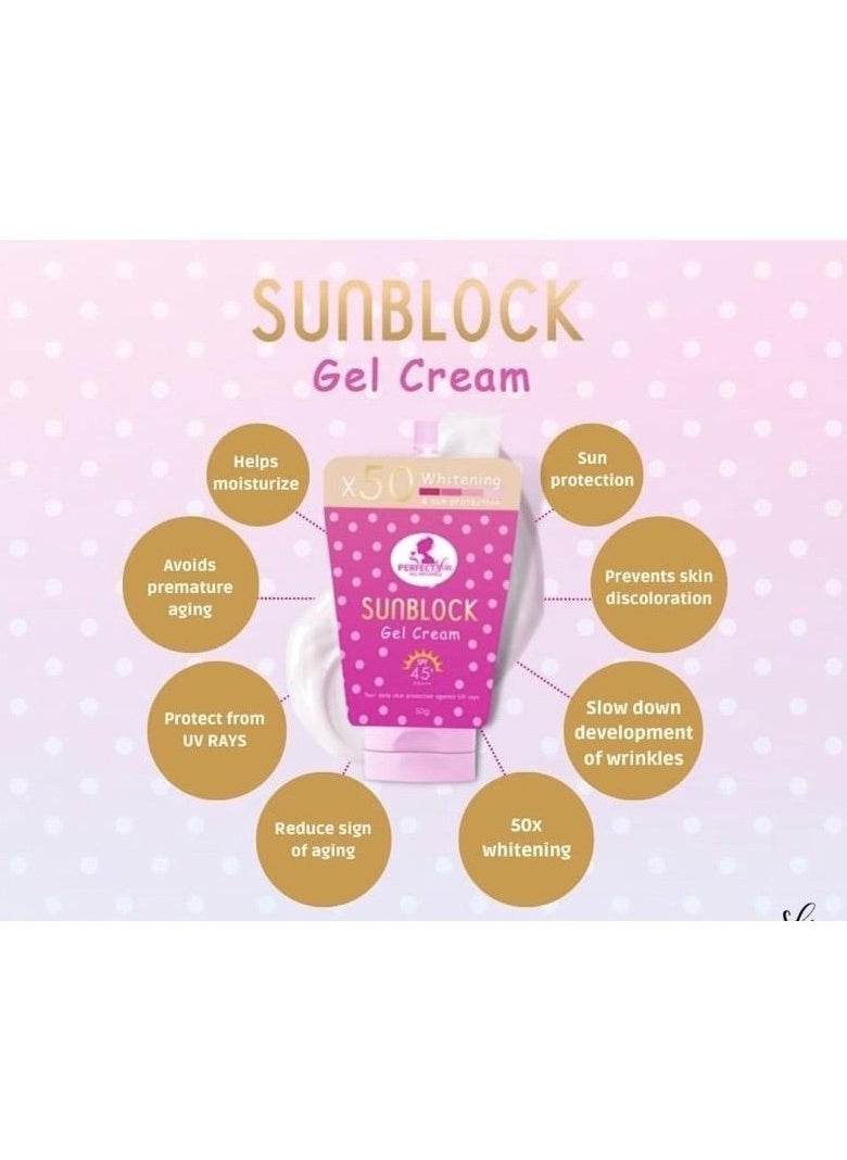 Perfect Skin Perfect skin new packing sunblock 50g spf45  - Image 3