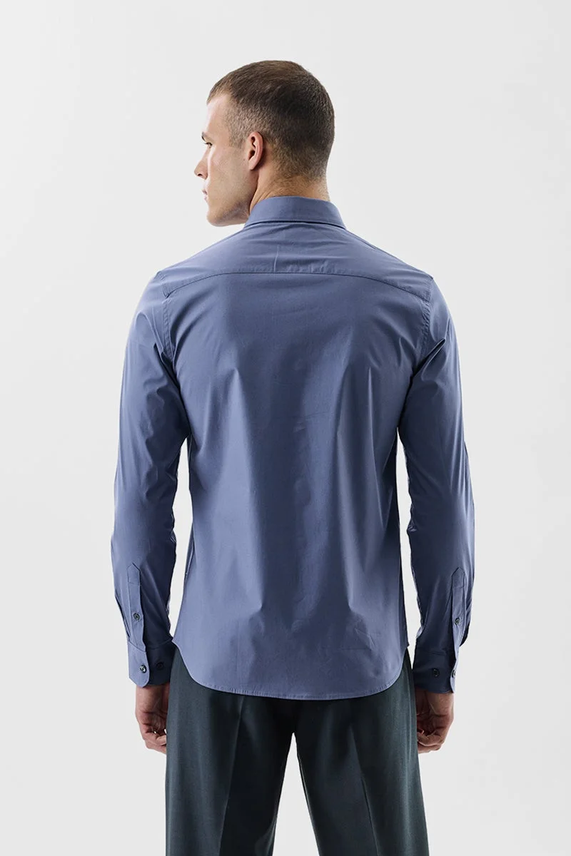 Snitch Grey Estonia Stretch Luxe Shirt for Men | Best Price UAE
