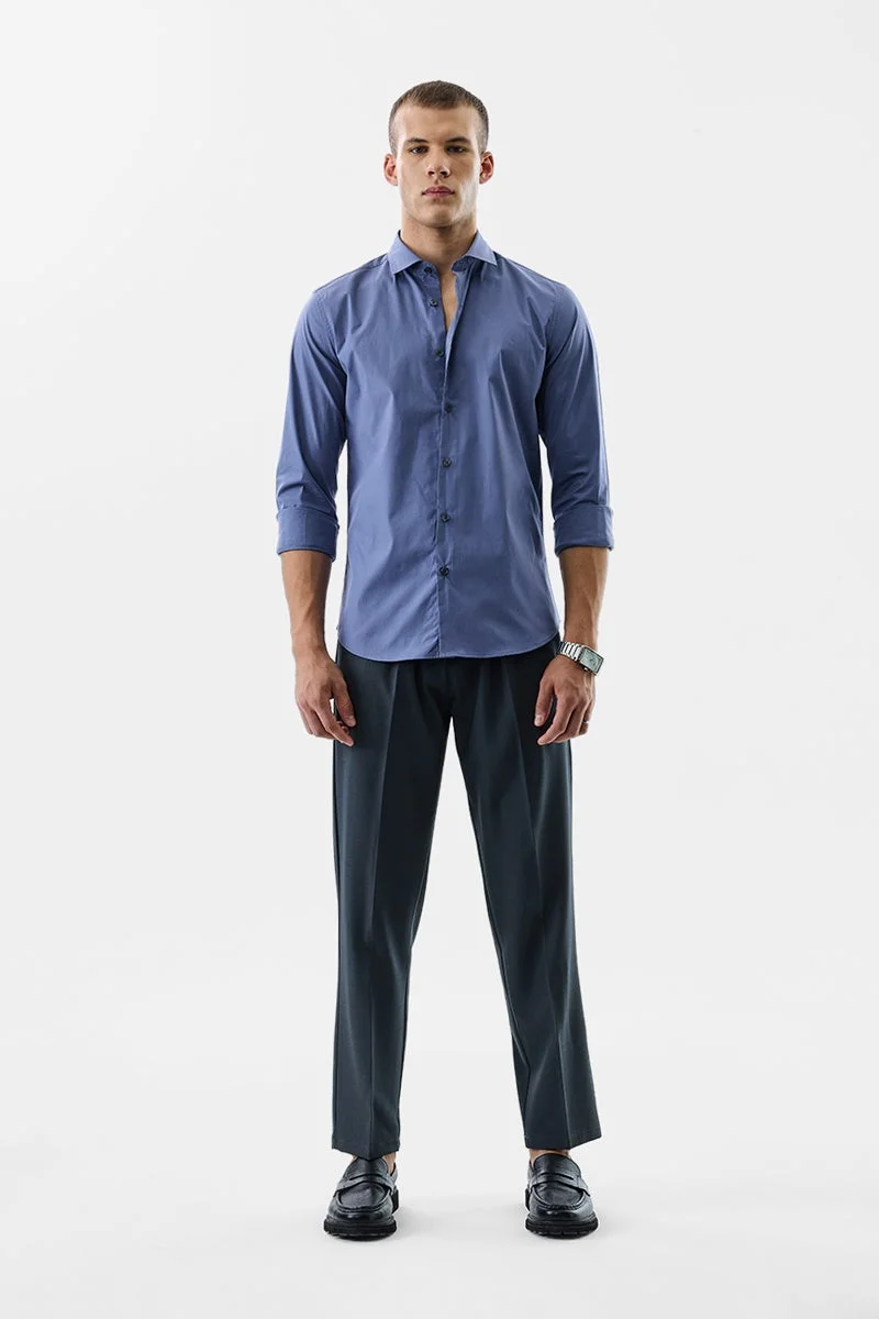 Snitch Grey Estonia Stretch Luxe Shirt for Men | Best Price UAE