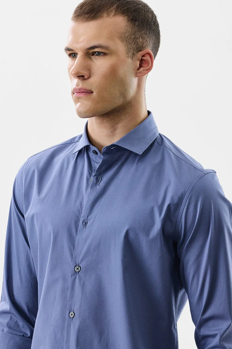 Snitch Grey Estonia Stretch Luxe Shirt for Men | Best Price UAE