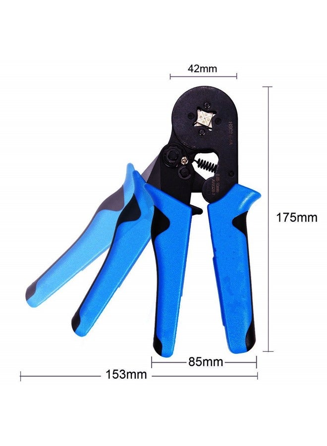 Ferrule Crimping Tool Kit, Ferrule Crimper Plier with 1200pcs Wire Ferrules Kit Wire Ends Terminals, 0.08-10mm² - Image 3