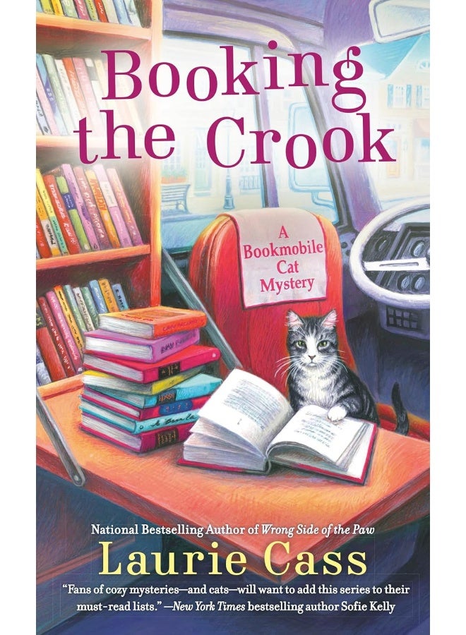 Booking The Crook: A Bookmobile Cat Mystery #7