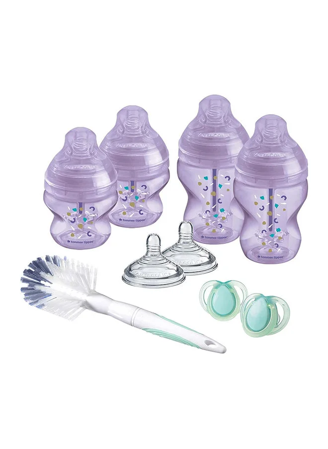 تومي تيبي Advanced Anti-Colic Starter Bottle Kit - Purple