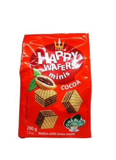 Happy Wafers Mini Wafers with cocoa cream 200 g