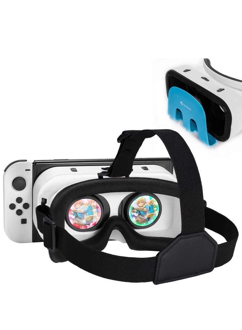 VR Headset for Nintendo Switch & OLED - Labo Goggles, Virtual Reality Glasses (White) - Enhance Your Gaming Experience!  - Image 1