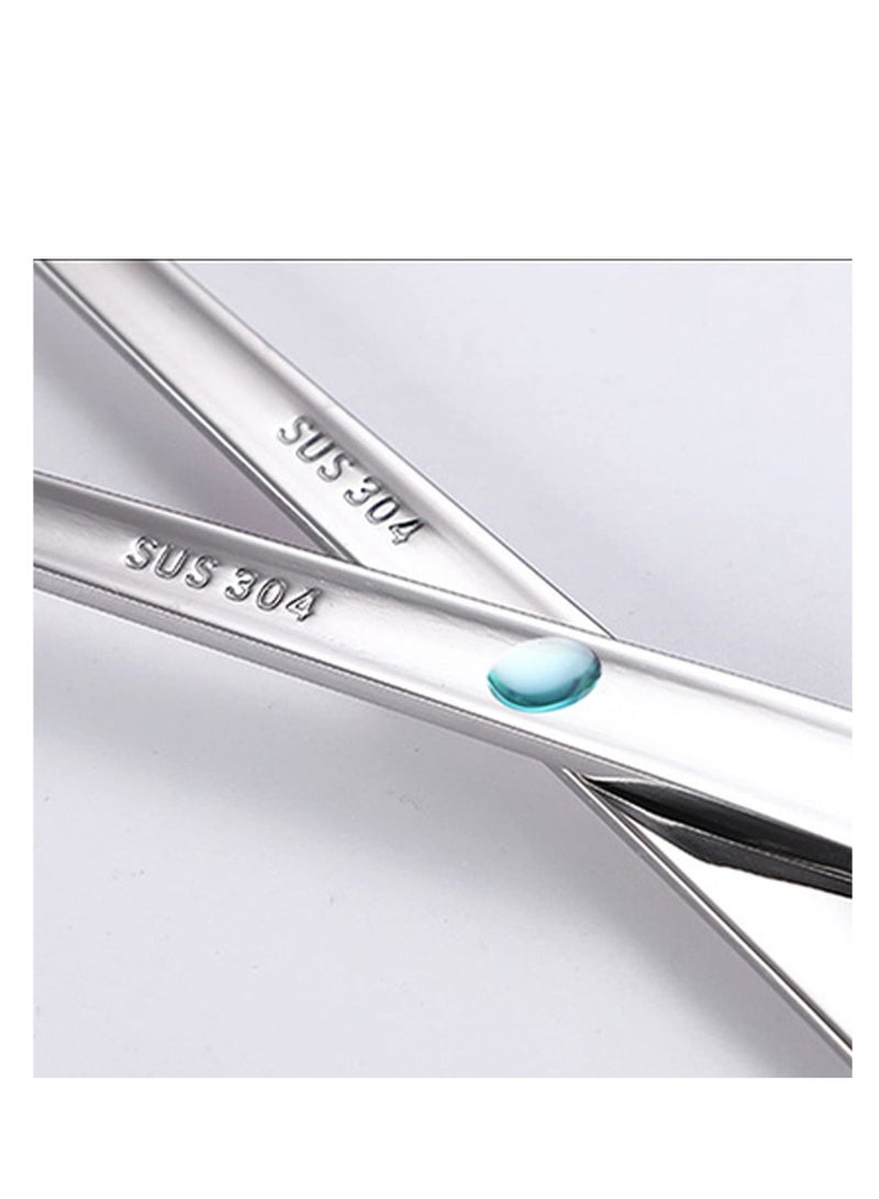 NIBEMINENT Travel Cutlery Set, Stainless Steel Set Portable Camp Reusable Flatware Pinkware,Include Fork Spoon Chopsticks with Case for Hiking Traveling Camping or School Lunch - Image 3