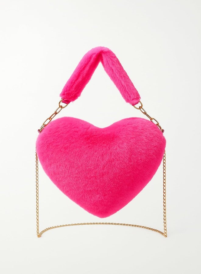 CULT FACTORY Beautiful Pink Kids Side Bag Plush Toy Bags for Kids Girls - Image 2