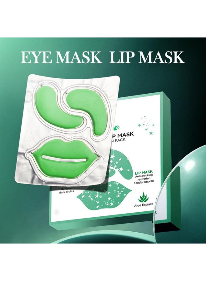 واي بي مجموعة من 10 قطع من لاصقات الصبار تحت العين وقناع مرطب للشفاه من YP - لاصقات الصبار تحت العين، قناع لتنقية خطوط العين للنساء كهدية - Image 4