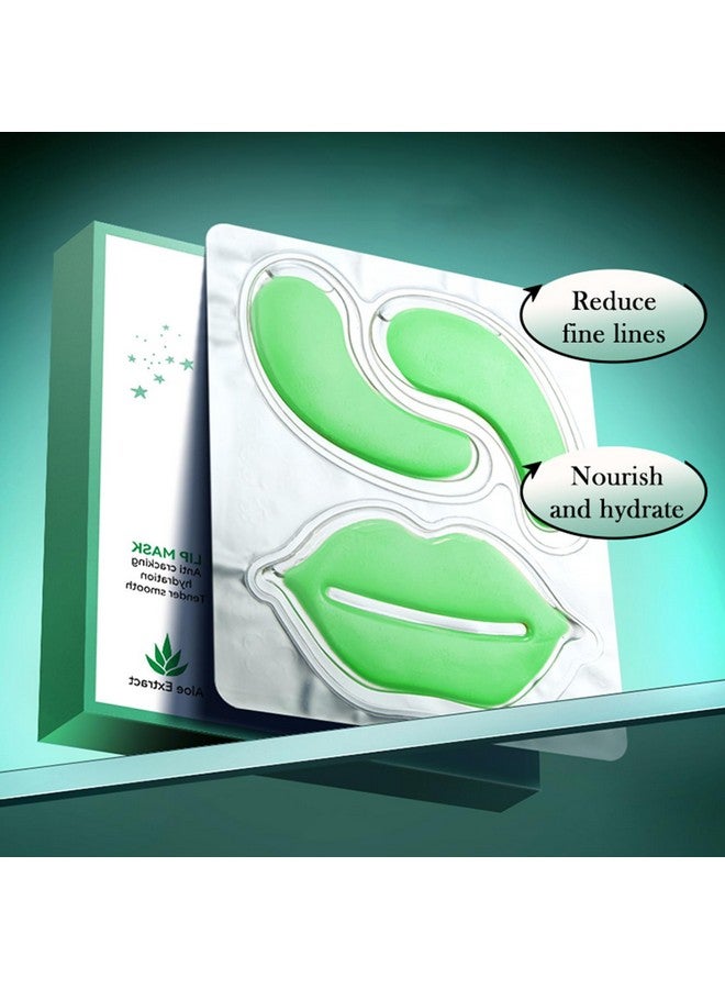 واي بي مجموعة من 10 قطع من لاصقات الصبار تحت العين وقناع مرطب للشفاه من YP - لاصقات الصبار تحت العين، قناع لتنقية خطوط العين للنساء كهدية - Image 3