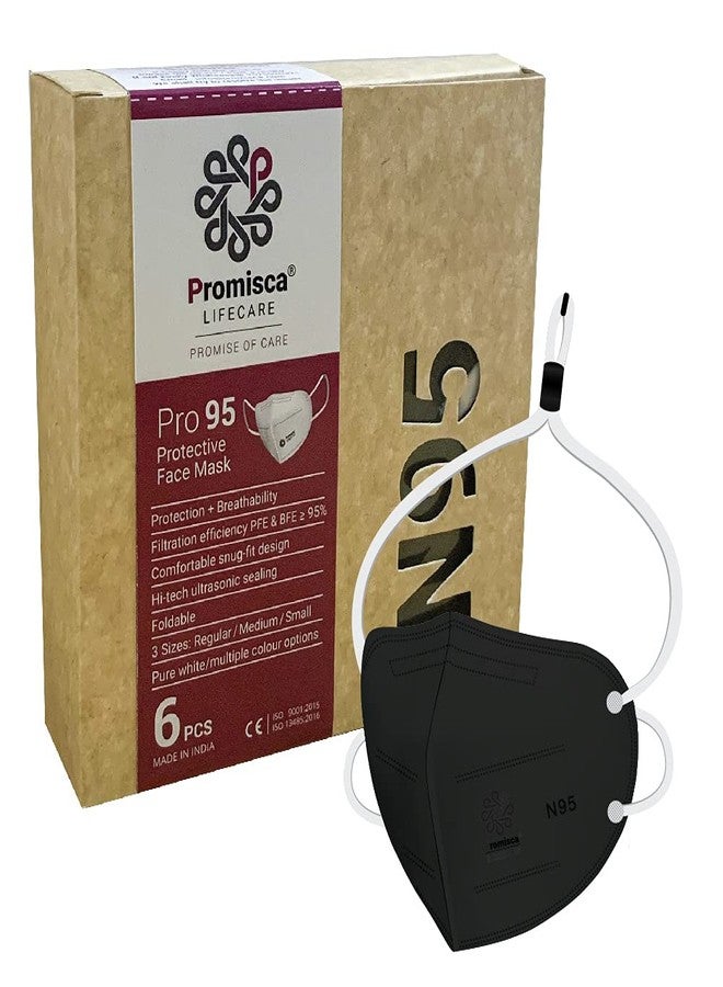 Promisca N95 face mask for Men, Women and Kids in Multiple Colours and 3 Sizes, with Earloop and Headloop - Image 1