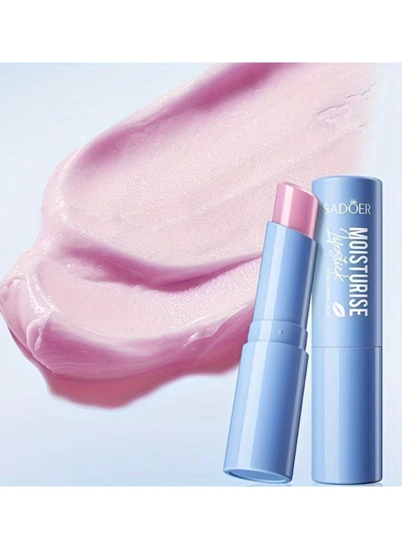 SADOER Hyaluronic Acid Moisturizing Tinted Lip Balm for Lip Base And Lip Mask - Image 1