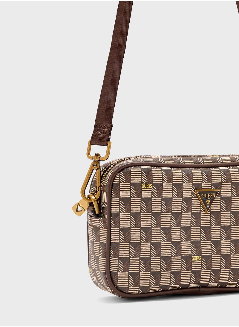 GUESS Logo Detail Zip Over Toiletry Bags  - Image 4