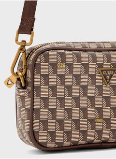 GUESS Logo Detail Zip Over Toiletry Bags  - Image 3