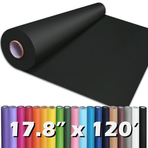 PH PERKHOMY PerkHomy 178 x 1440 120 Black Kraft Paper Roll for Craft Bulletin Board Paper Art Table Covering Crafting Gift Wrapping Bouquet Packing Parcel 80GSM 55LB Black 178 x 120 - Image 1