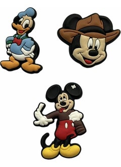 Marimari Boutique Crocs Slippers Ornament 3 Piece Mickey Jıbbtz Set 
