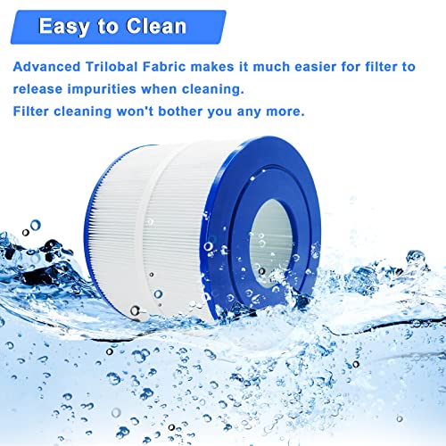 DEEKOOL 2 Pack PBF40M Spa Filter, PBF40 Hot Tub Filter Replacement, Compatible with Pleatco PBF40 and PBF40-M, Compatible with Bullfrog Wellspring 30 Coreless 10-00282 Filter - Image 5