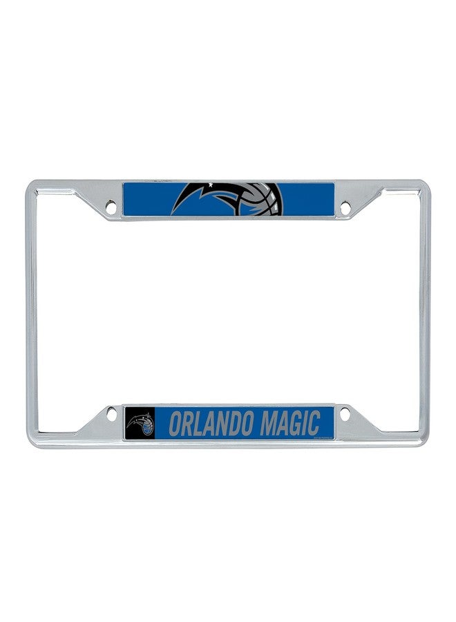 Desert Cactus Orlando Magic License Plate Frame Team NBA Metal Car Tag Holder for Front or Back of Car Officially Licensed (Up Close) - Image 2