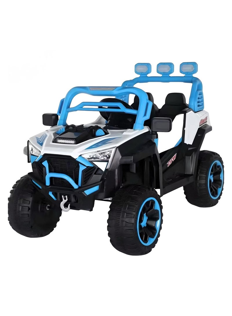 Cute ninos Electric kids car 2 motors 12 volts - openable doors - special lights - rocking mode - USB and AUX music - remote control  - Image 1