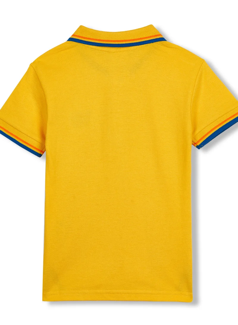 فكتور اند جين Boys Polo T-shirt with Embroidered Logo (6-12Y)