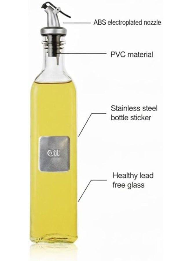 Spaceshoop Glass Oil Bottle and Vinegar Pouring Dispenser - Image 4