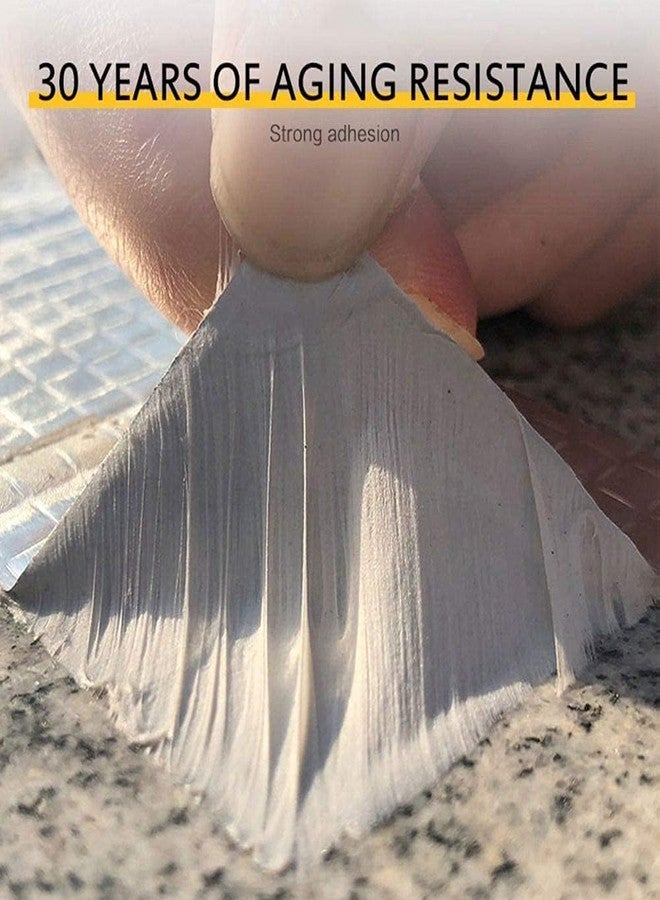 KANBI Waterproof Aluminium Rubber Tape for Leakage Repair, Hot & Cold Temperature Aluminium Foil Tape, Perfect for Sealing Roof & Water Leakage, Metal & Pipe Repair(5CM x 5M, Silver) - Image 2
