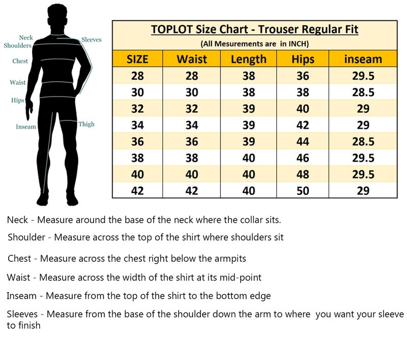 TOPLOT Men's Casual Trouser | Regular Fit Design with Comfortable Structure | Clean Look with Versatile Styling | Easy Movement Fit Ideal for Casual, Office & Daily Use (5205_30_Slvr) Silver - Image 3
