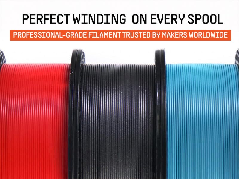 Prusament 3D Printer Premium Filament PLA Jet Black 1.75mm - 1kg Spool - High Precision ±0.02 mm - Easy to Print - Low Warping - No Tangling - Ideal for Beginners & Professionals - Image 3