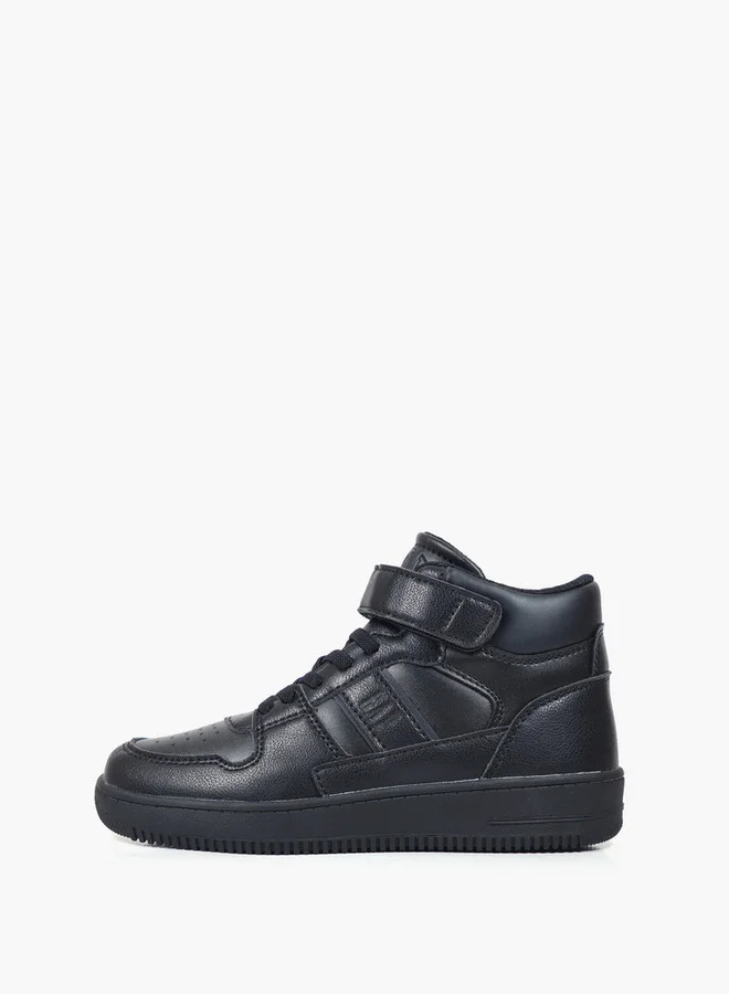 GAP Girls' BOSTON MID II High Top Sneakers with Hook and Loop Closure -GPK5217100003