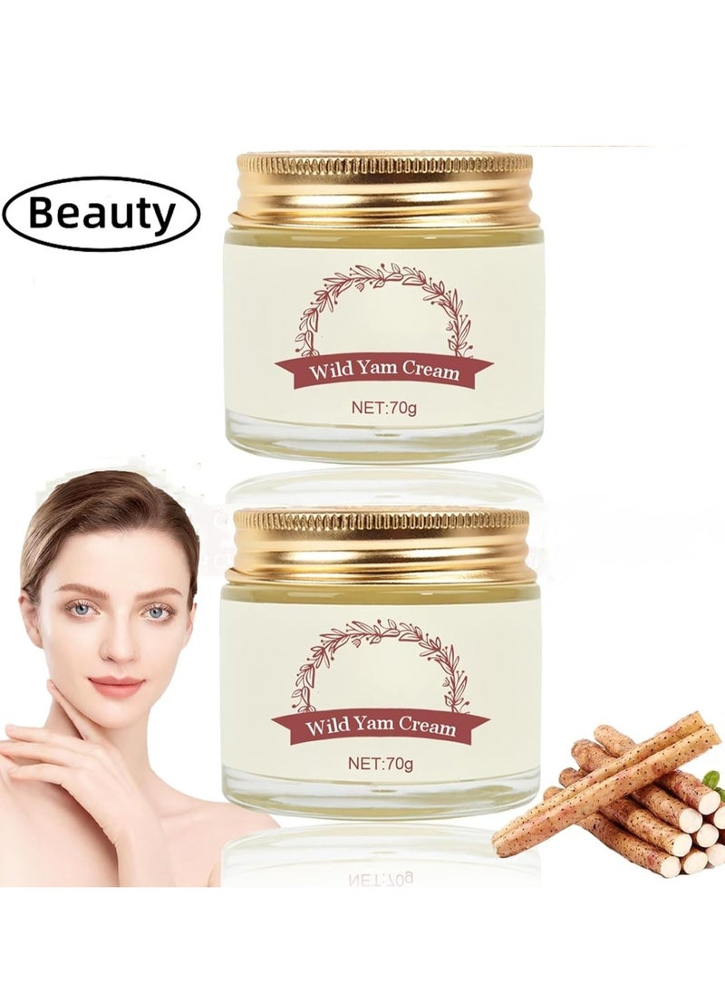 Generic - Wild Yam Cream, 2PCS, Enriched Annas Wild Yam Cream Organic Barbara O'neill for Hormone Balance, Wild Yam Cream Organic for Hormone Balance for All Skin Types - Image 1