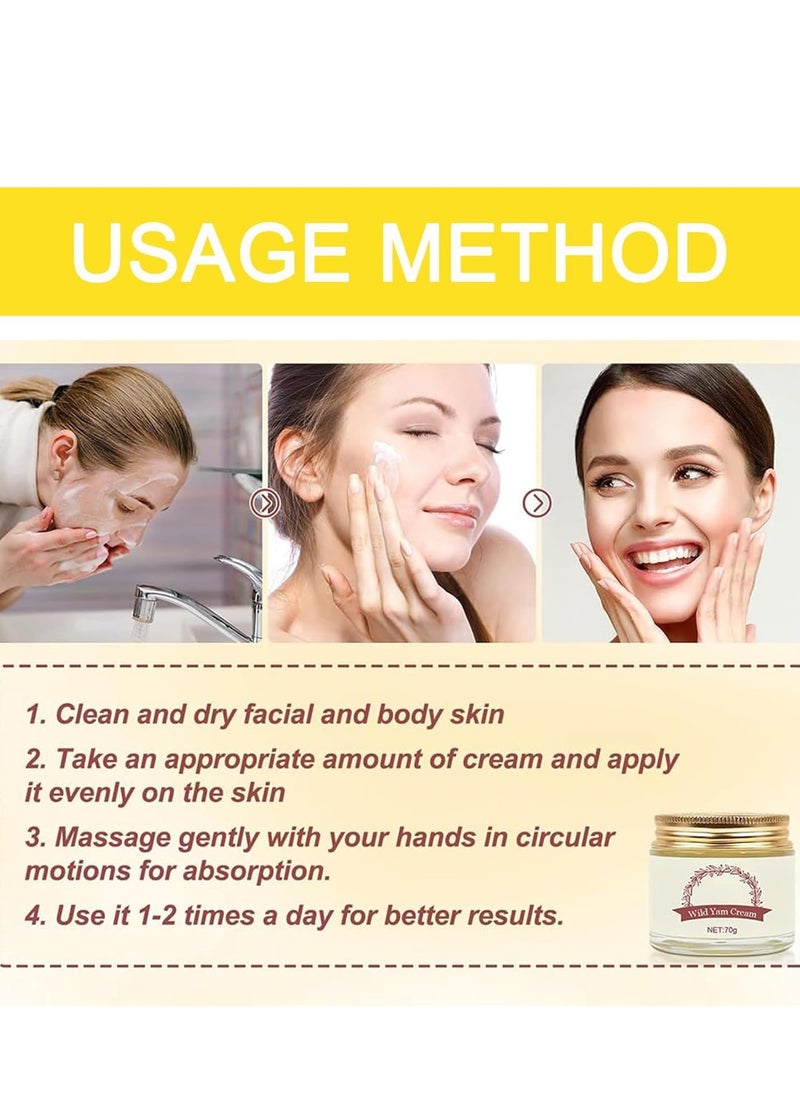 Generic - Wild Yam Cream, 2PCS, Enriched Annas Wild Yam Cream Organic Barbara O'neill for Hormone Balance, Wild Yam Cream Organic for Hormone Balance for All Skin Types - Image 1