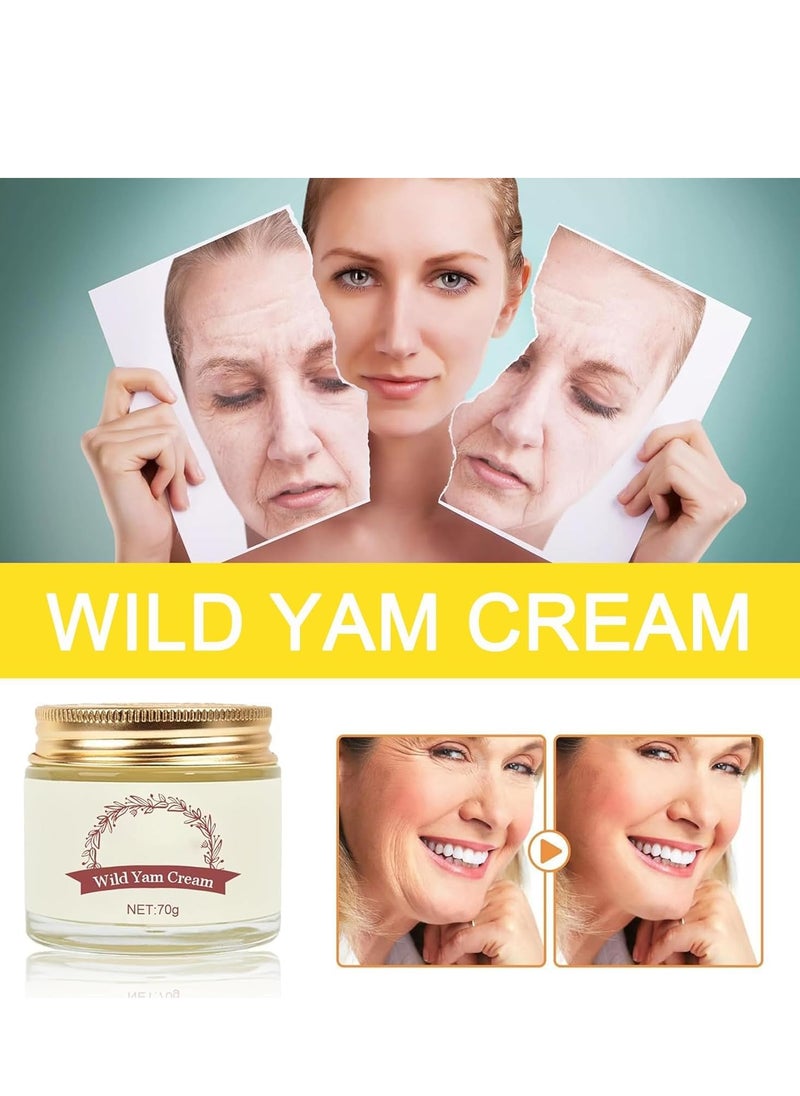 Generic - Wild Yam Cream, 2PCS, Enriched Annas Wild Yam Cream Organic Barbara O'neill for Hormone Balance, Wild Yam Cream Organic for Hormone Balance for All Skin Types - Image 1