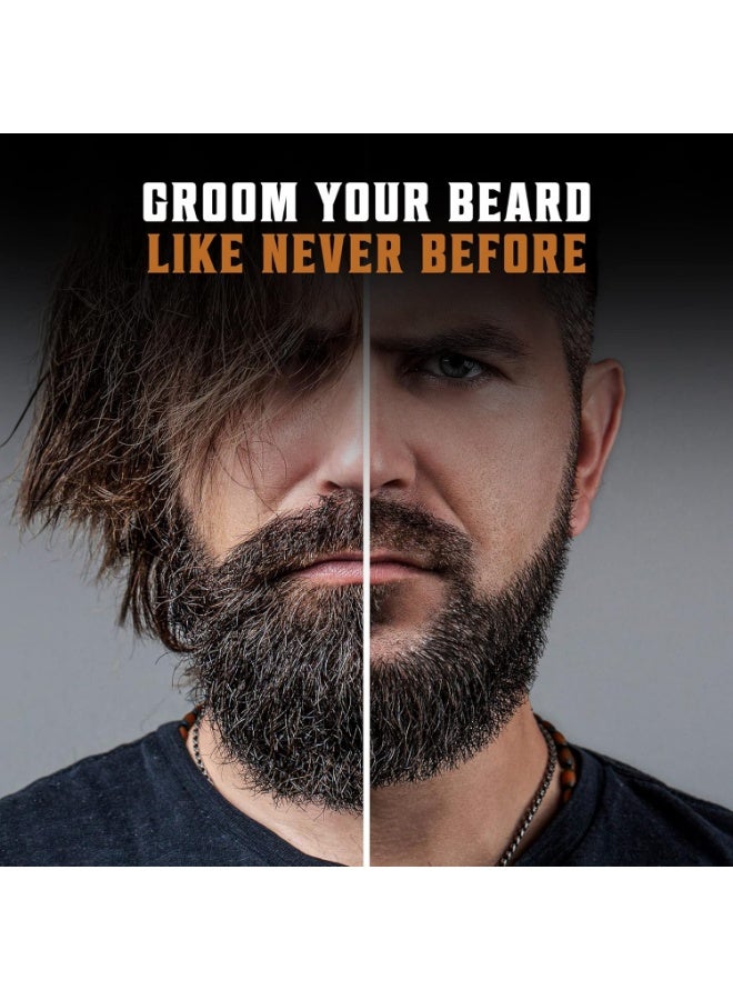 Viking Revolution Premium Beard Grooming Set - Comb and Brush for Smooth and Neat Facial Hair - Awesome Gifts for Men - Image 3