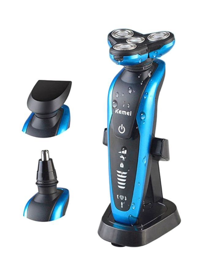 NIBEMINENT 3D Washable Twin Blade Trimmer Blue/Black - Image 1